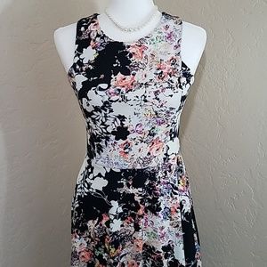 Xhilaration Stretch Knit Floral Dress